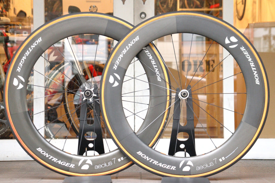 ボントレガー BONTRAGER アイオロス AEOLUS 7 カーボン チューブラー ホイールセット シマノ11S/12S 【横浜店】