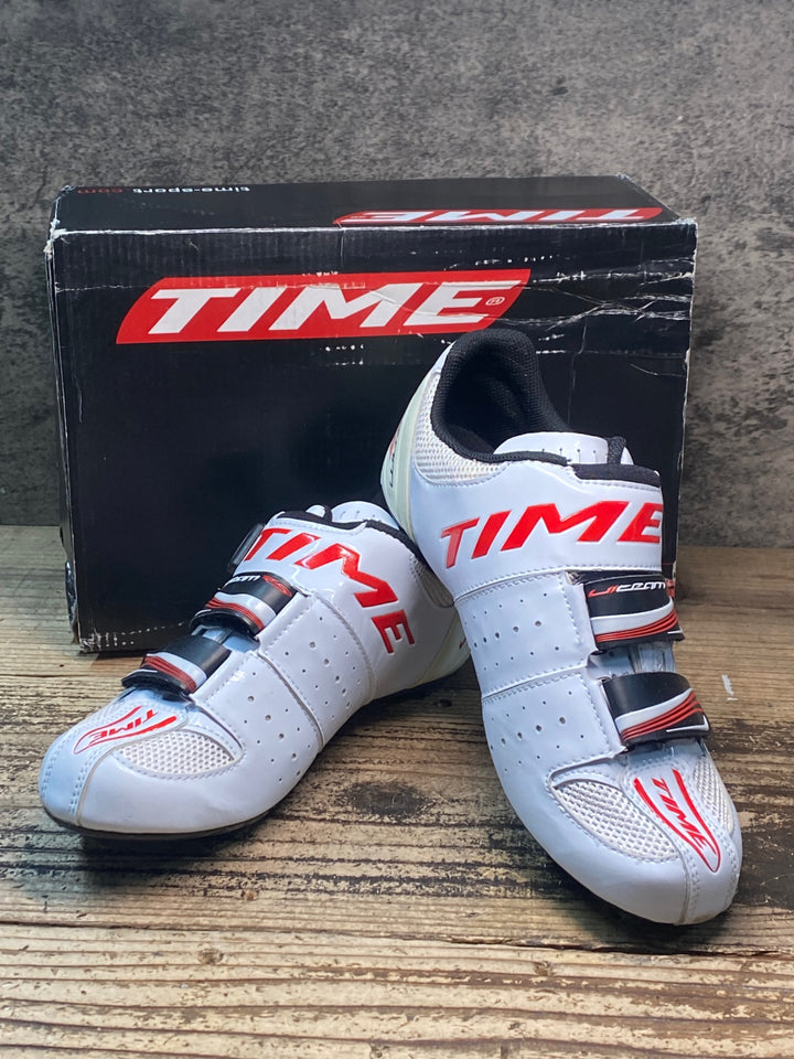 JR514 タイム TIME ULTEAM RS CARBON ビンディングシューズ 白 EU39