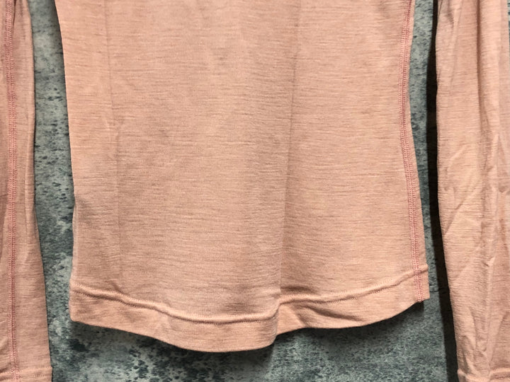 JD738 ラファ Rapha MERINO BASE LAYER LONG SLEEVE 長袖 べースレイヤー ピンク XXS
