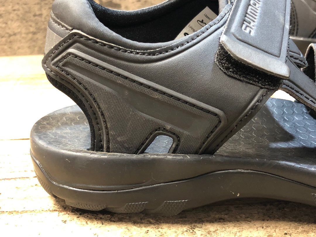 KH689 シマノ SHIMANO SD5 SH-SD501 M L01 S ビンディングシューズ サンダル 黒 EU39