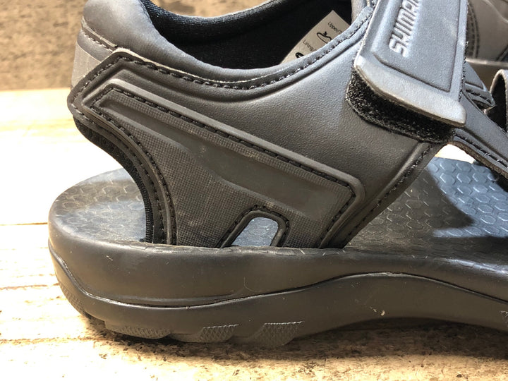 KH689 シマノ SHIMANO SD5 SH-SD501 M L01 S ビンディングシューズ サンダル 黒 EU39