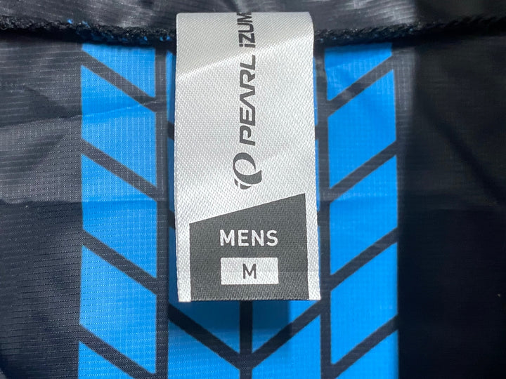 KA422 パールイズミ PEARL iZUMi 長袖 ウインドブレイカー 黒 青 M ほつれ