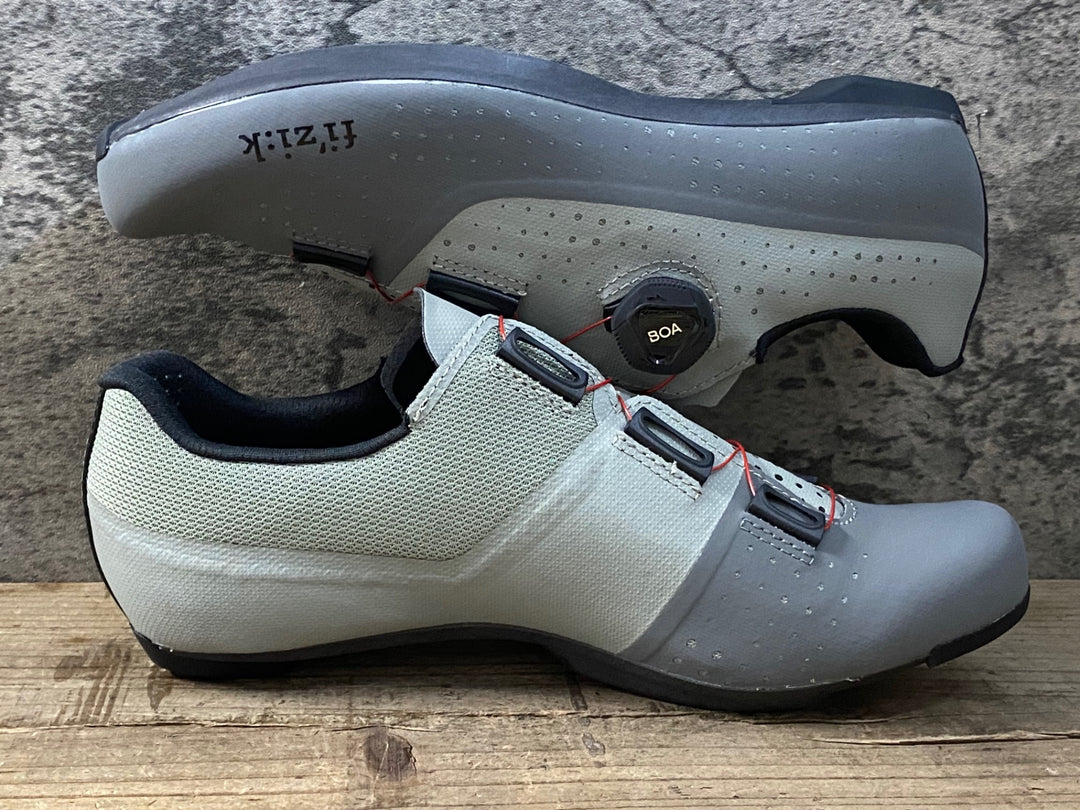 KK388 フィジーク fizik TEMPO OVERCURVE R4 SHOES ビンディングシューズ 3穴 グレー EU40 1/2