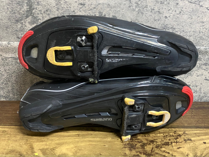 JM474 シマノ SHIMANO R065 SH-R065L ビンディングシューズ EU43 黒 3穴