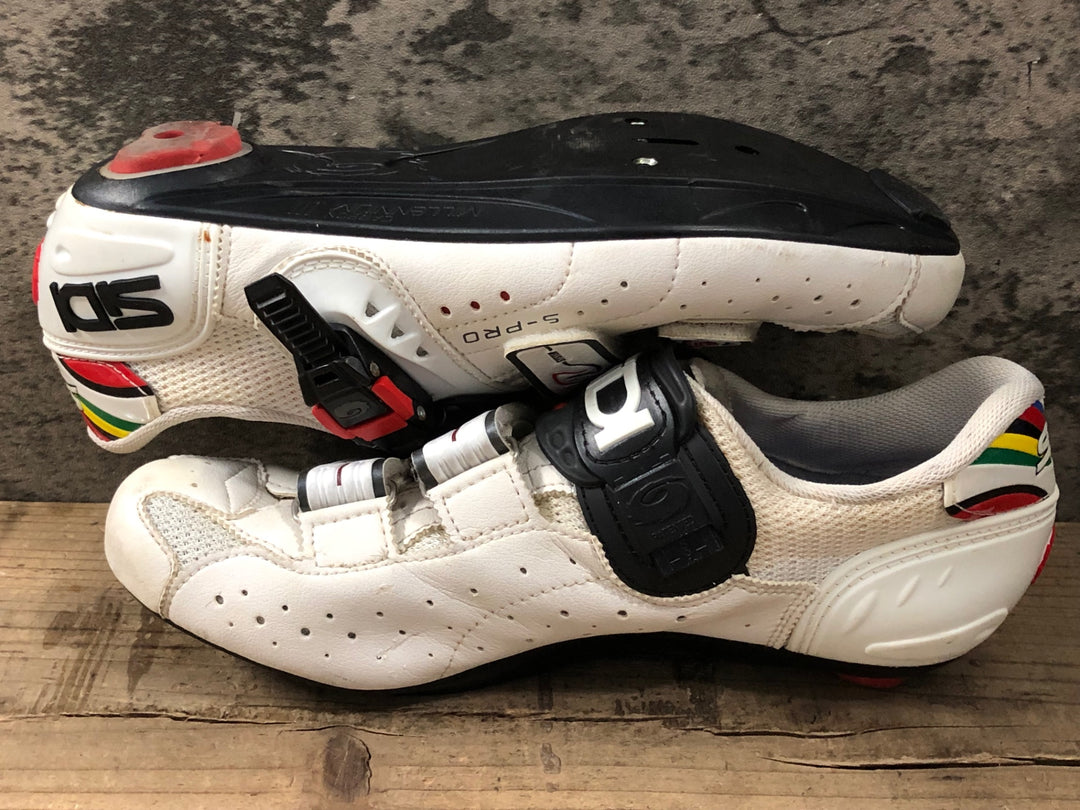 KR242 シディ SIDI GENIUS 5-PRO ビンディングシューズ 3穴 白 EU41