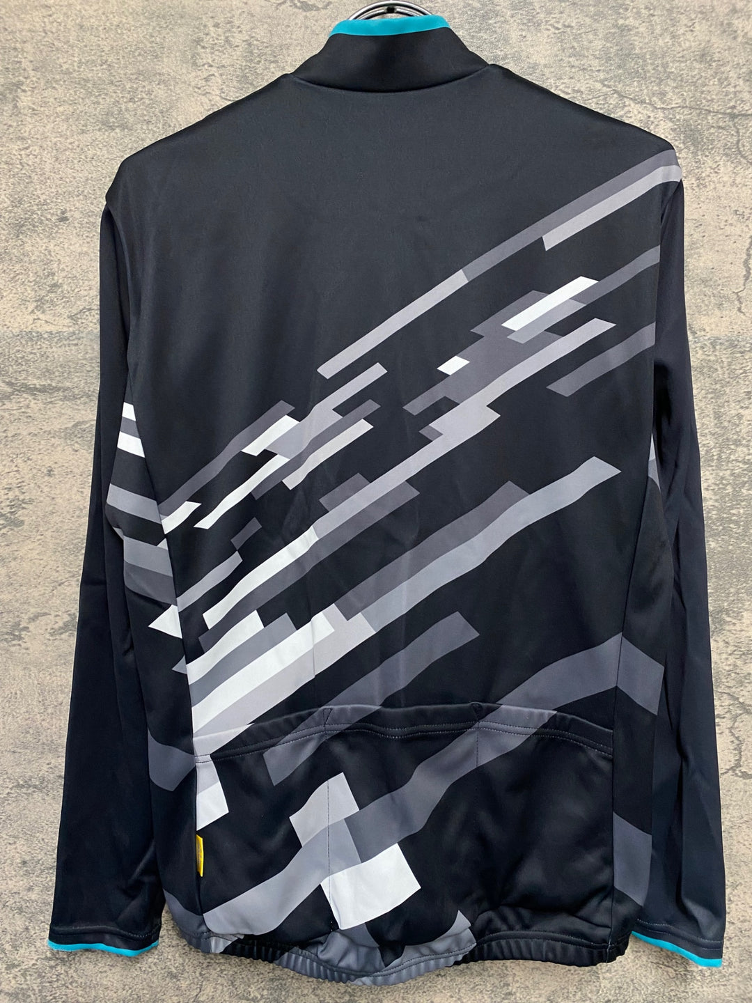 KC268 パールイズミ PEARL iZUMi 長袖 サイクルジャージ 黒グレー M 裏起毛 THERMODRESS NEO