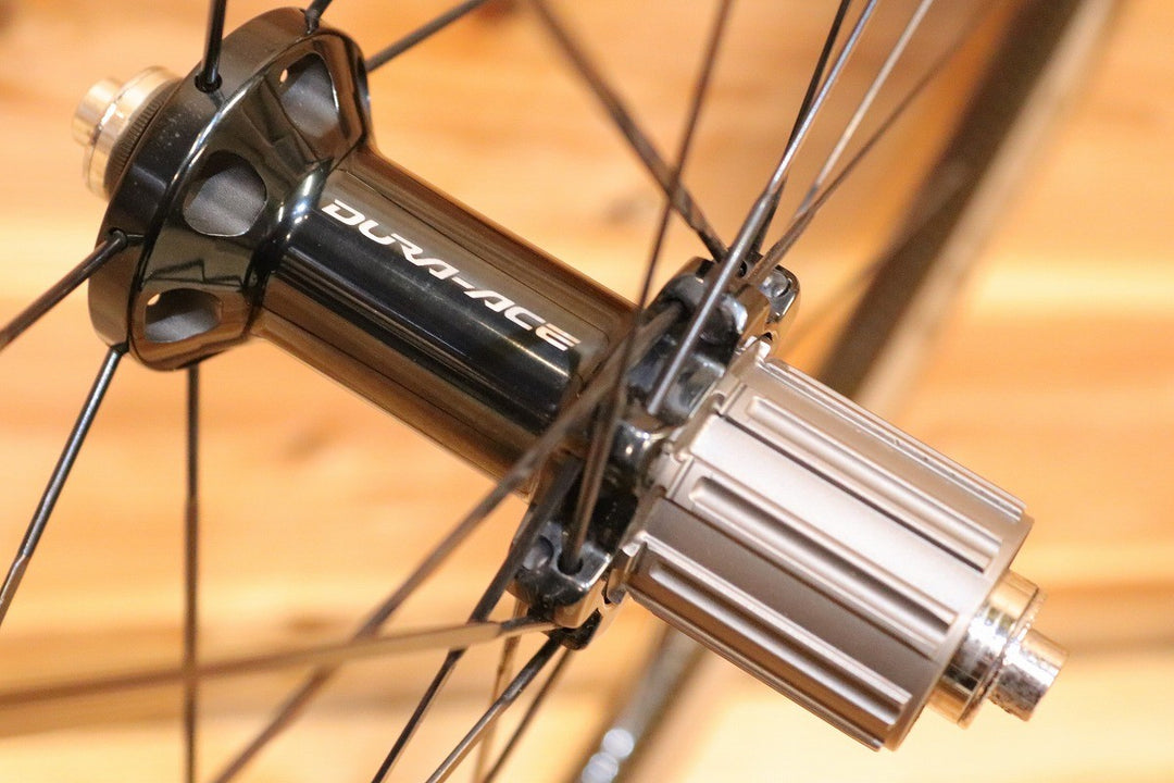 シマノ SHIMANO デュラエース DURA-ACE WH-9000-C50-TU シマノ 11S/12S カーボン チューブラー ロードバイク ホイールセット 【広島店】