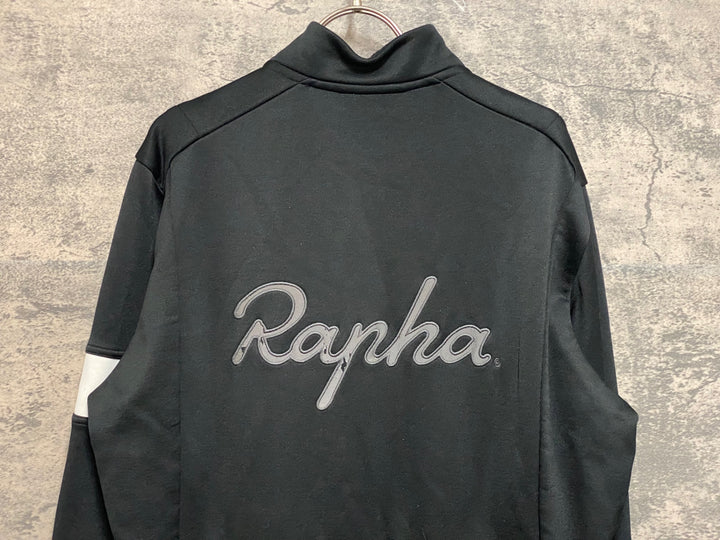 JZ866 ラファ Rapha WINTER JERSEY 長袖 サイクルジャケット 黒 XL
