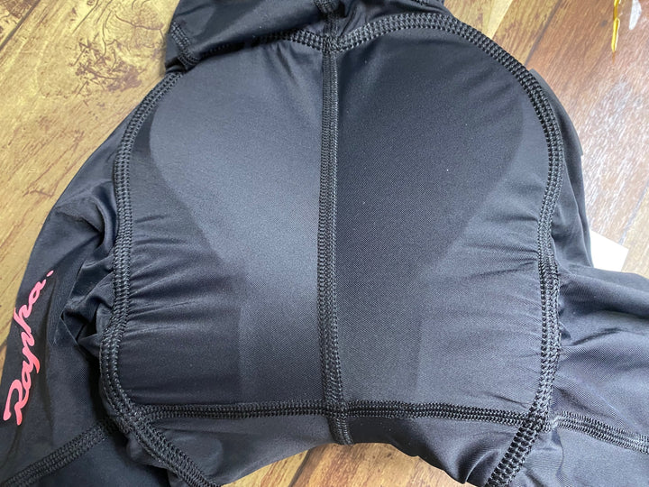 JE263 ラファ Rapha SOUPLESSE BIBS Ⅱ REGULAR ビブショーツ ブラック ピンク レディース XXS