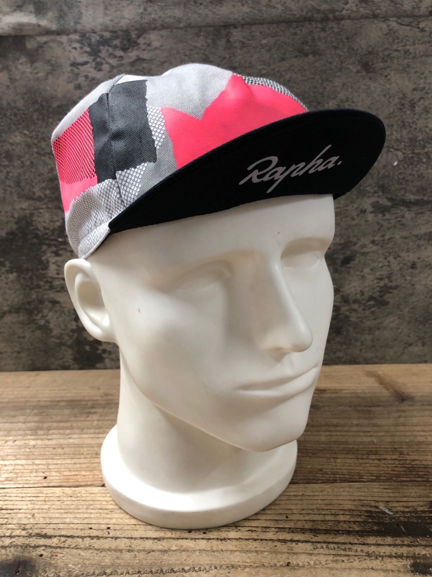 KA312 ラファ Rapha RCC CAP サイクルキャップ 黒 ピンク グレー ワン