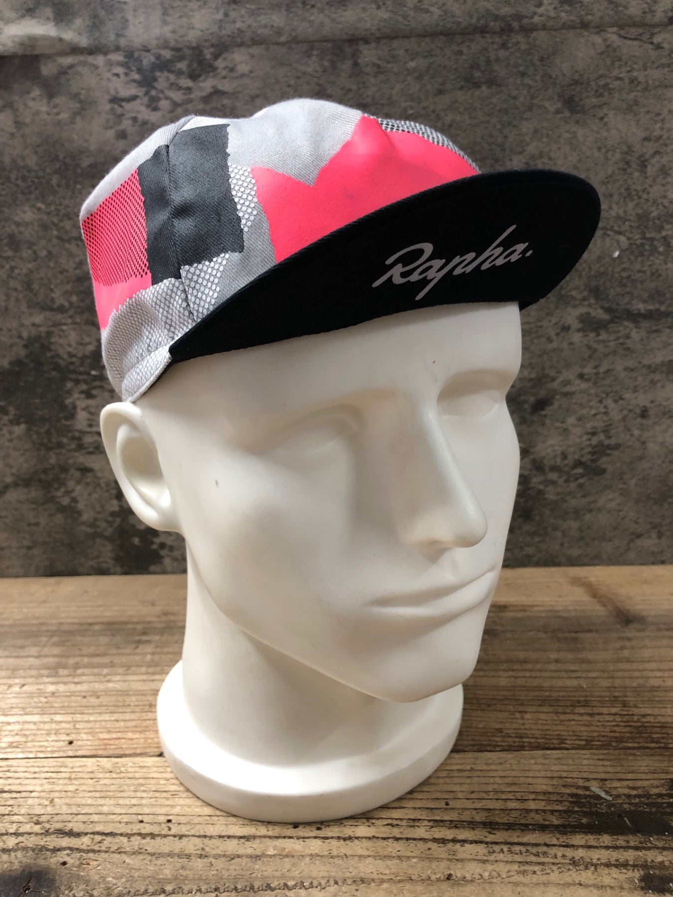 KA312 ラファ Rapha RCC CAP サイクルキャップ 黒 ピンク グレー ワン