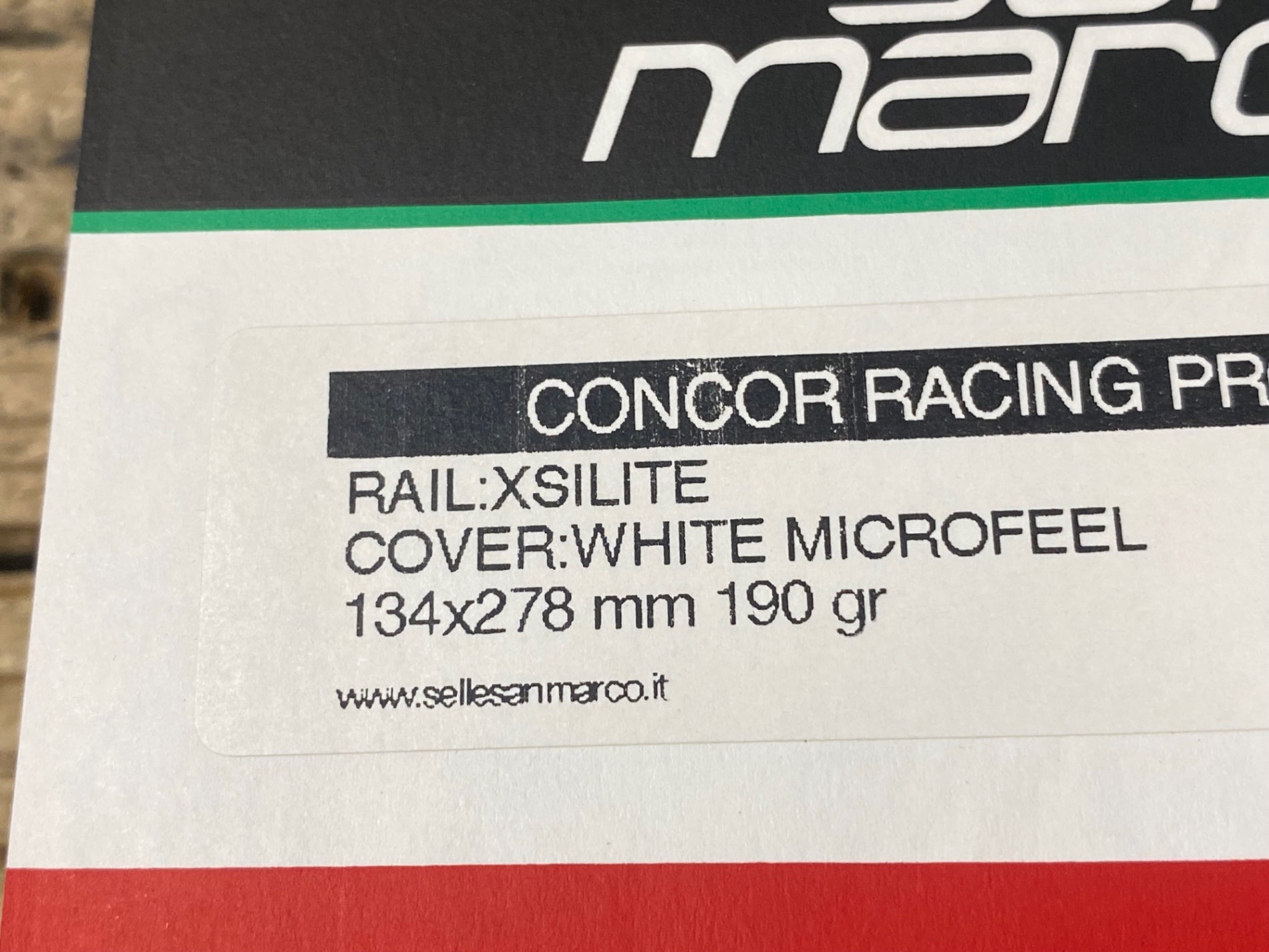 KJ058 サンマルコ san marco Concor RACiNG PROTEK サドル 白 XSiLiTE
