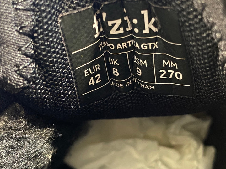 KJ342 フィジーク fizik TEMPO ARTICA GTX ビンディングシューズ 白 EU42