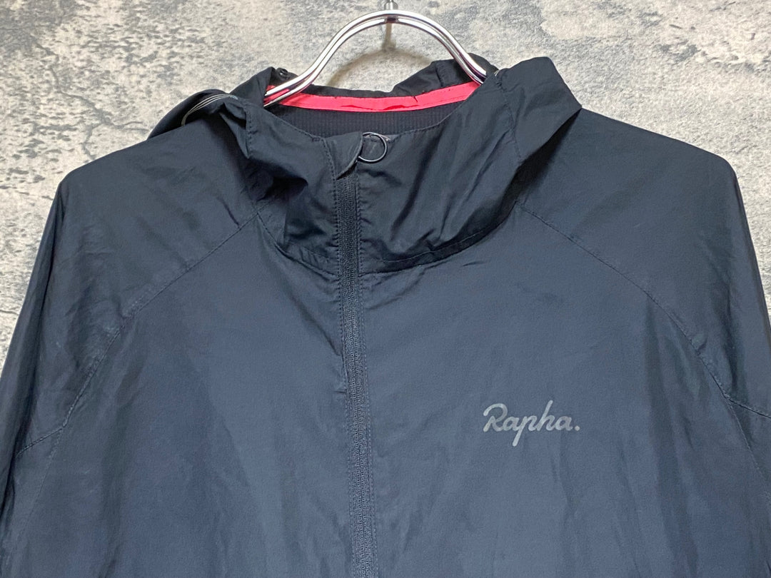 KO566 ラファ Rapha COMMUTER LIGHTWEIGHT JACKET 長袖 ウィンドブレーカー 黒 M