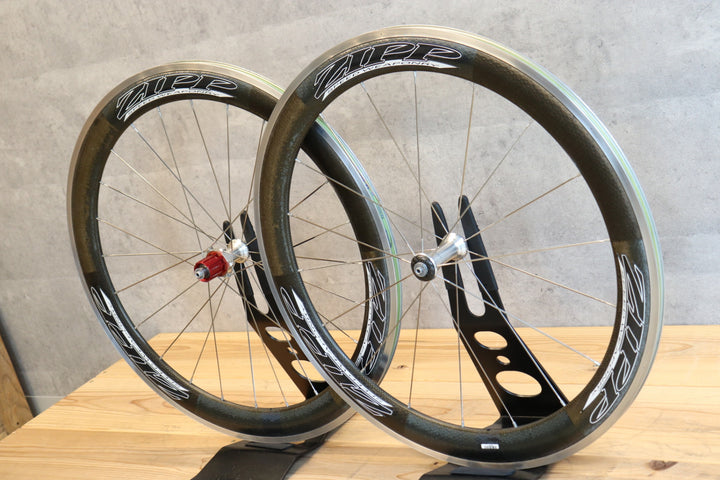 ジップ ZIPP 404 SPEEDWEAPONRY アルミ/カーボン クリンチャー ホイールセット シマノ 10S 【さいたま浦和店】