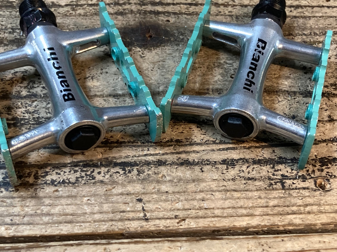 JN462 ビアンキ BIANCHI フラットペダル チェレステ