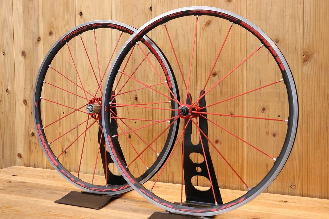 フルクラム FULCRUM レーシング ゼロ RACING ZERO COMPETIZIONE RED CUSTUM アルミ チューブレス ホイールセット シマノ 11S/12S 【芦屋店】