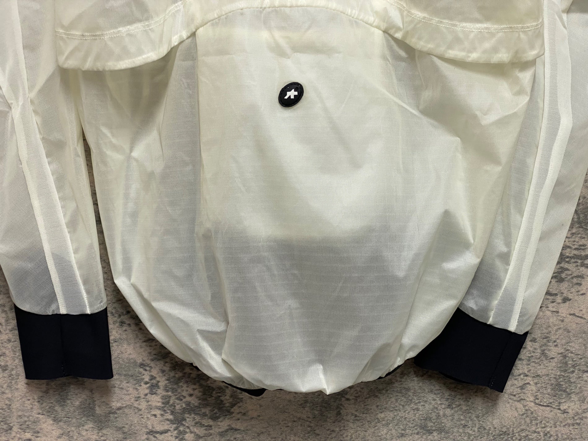 JS268 アソス ASSOS sJ.climaSchutz 長袖 ウィンドブレーカー 白 黒 XS