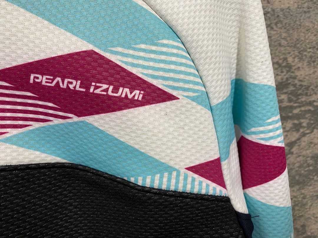 JI622 パールイズミ PEARL iZUMi 長袖 サイクルジャケット 黒 白 L 裏起毛