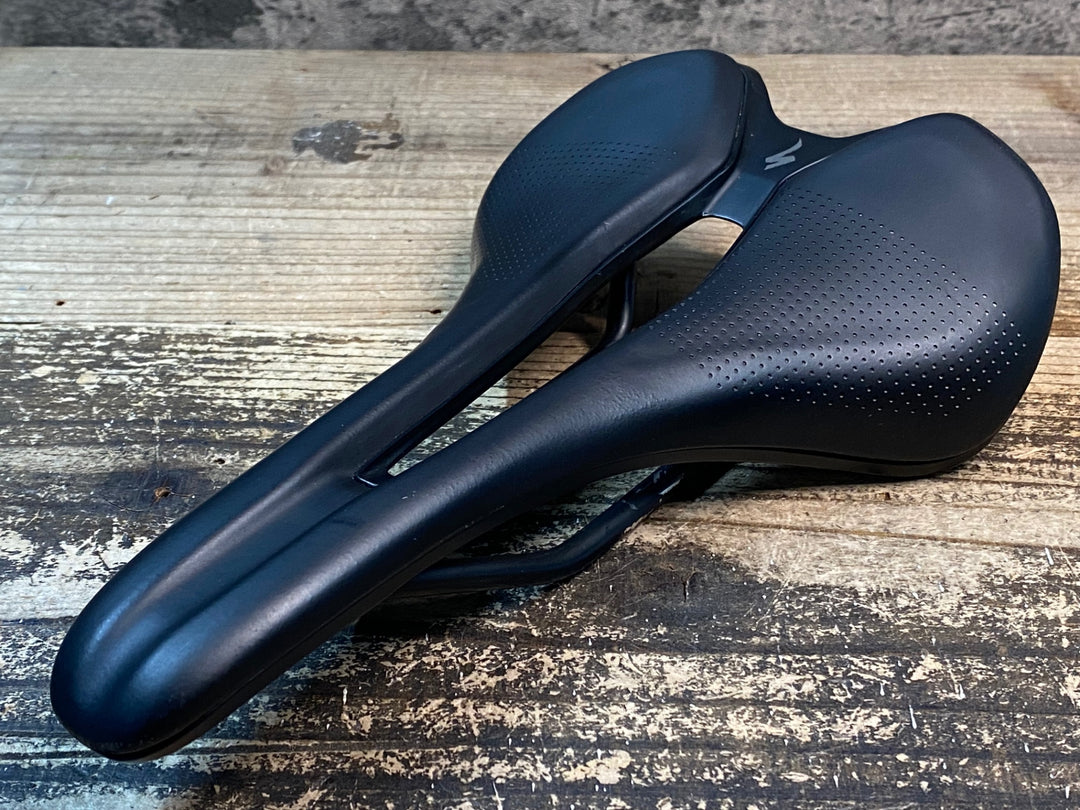 IZ901 スペシャライズド SPECIALIZED ROMIN EVO サドル 黒 155mm HOLLOW Tiレール ※クラックの疑いのためジャンク