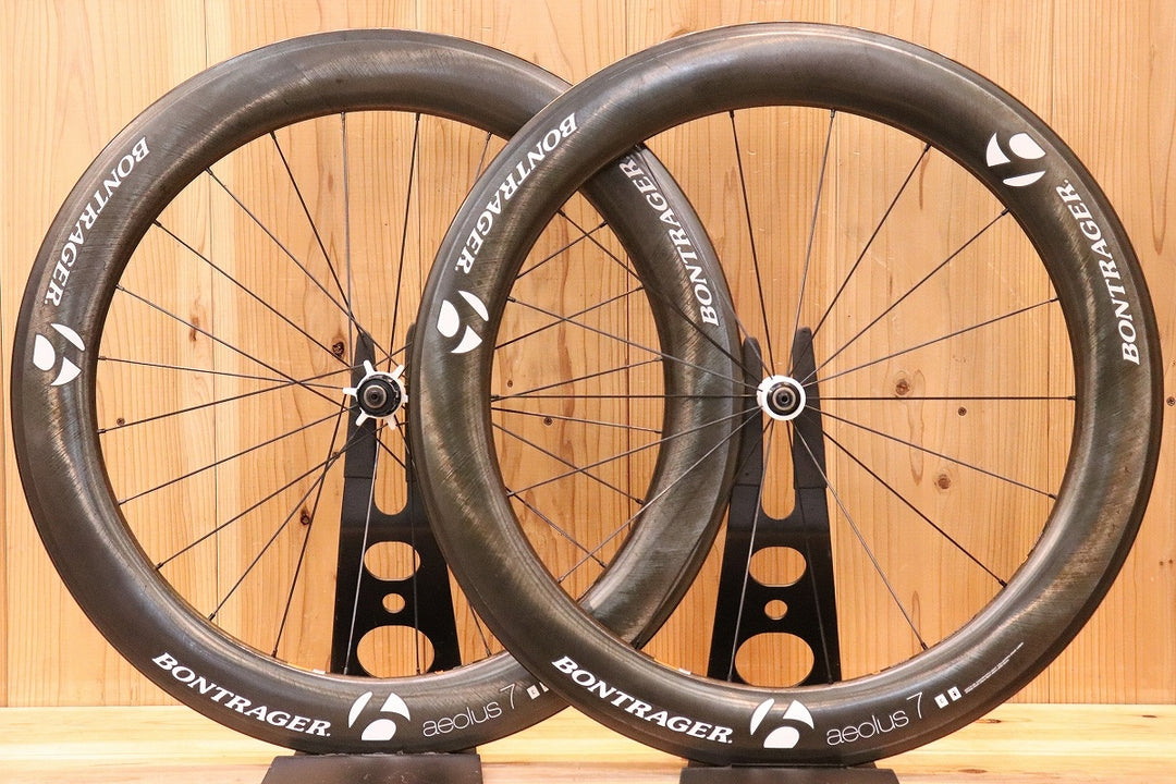 ボントレガー BONTRAGER アイオロス AEOLUS 7 カーボン クリンチャー ホイールセット シマノ 11/12S 【芦屋店】