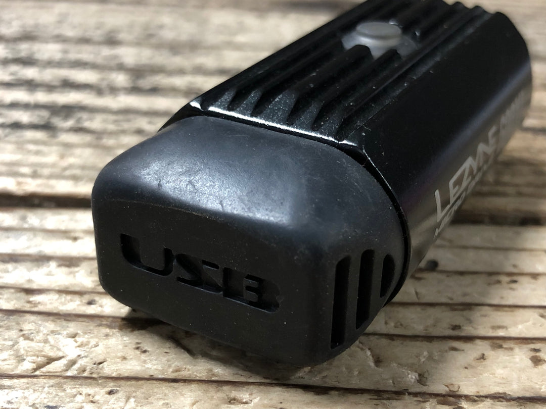 JY416 レザイン LEZYNE MICRO DRIVE 600XL フロントライト 点灯確認済 ※マウント欠品