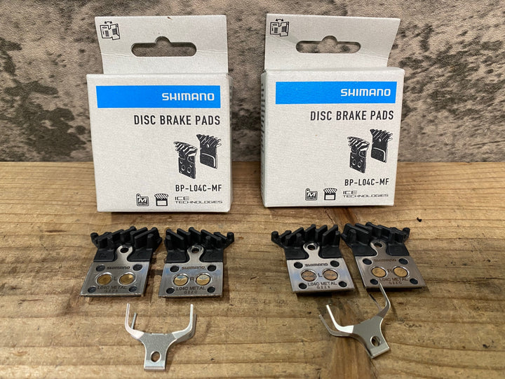 JH589 シマノ SHIMANO BP-L04C-MF ディスクブレーキパッド メタル 未使用 前後セット