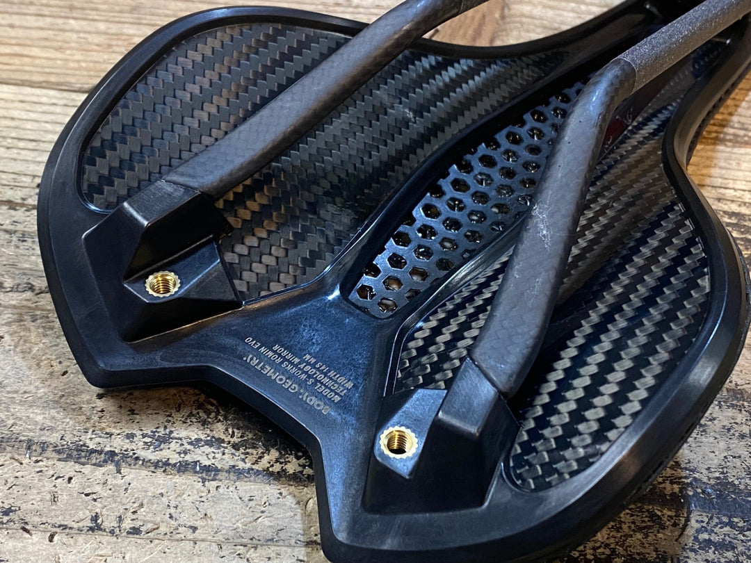 JW316 スペシャライズド SPECIALIZED S-WORKS ROMIN EVO MIRROR 143mm サドル カーボンレール 黒
