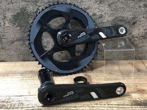 JS278 スラム SRAM FORCE 22 カーボン クランクセット 172.5mm BB30 XGide R 53/39T 130BCD ※アーム変形エラー品