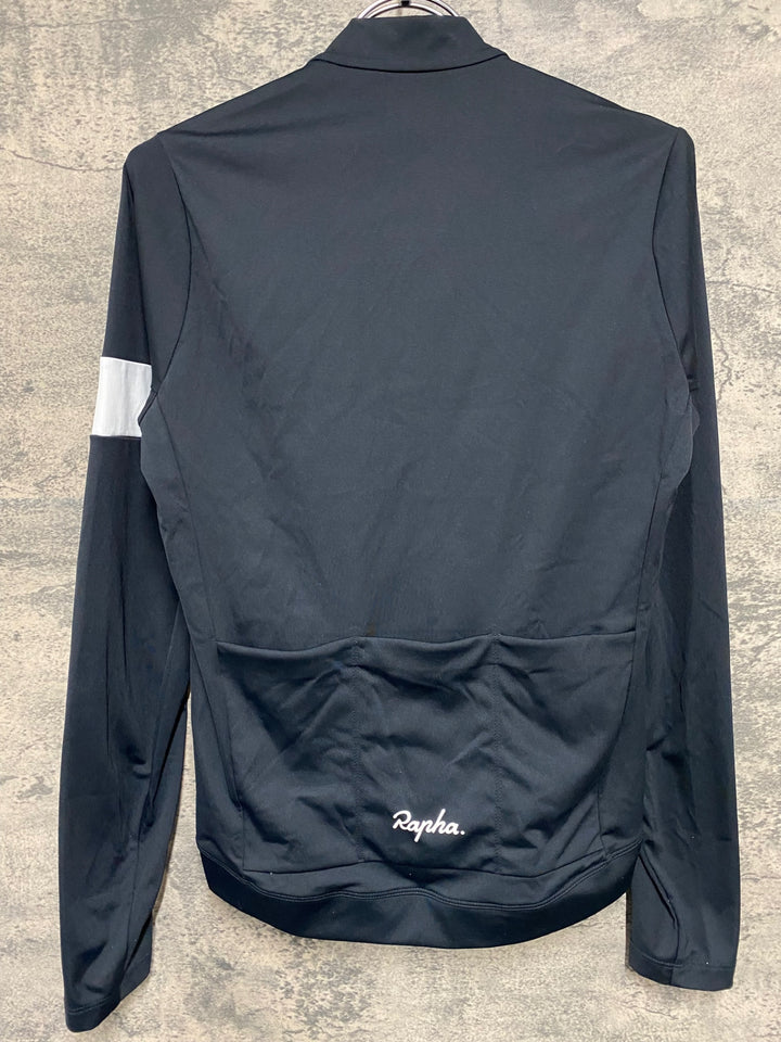 JS732 ラファ Rapha 長袖 サイクルジャージ S 黒