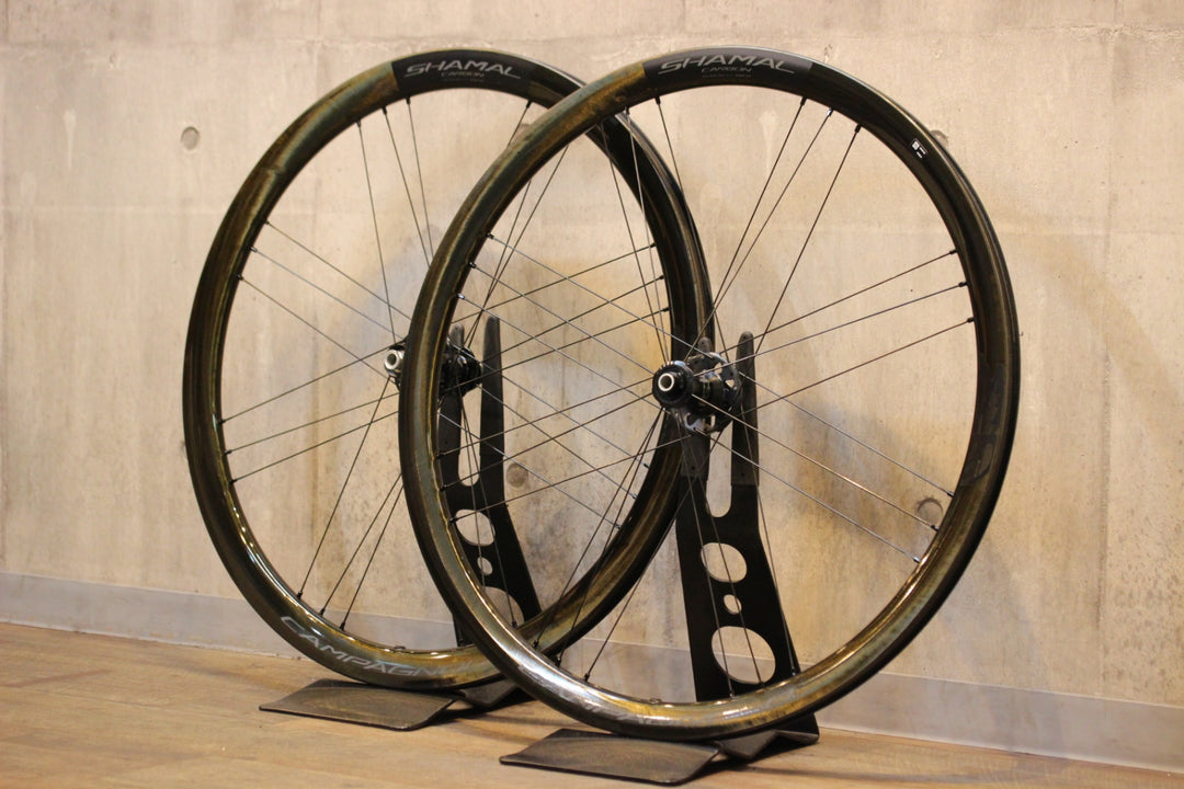 カンパニョーロ CAMPAGNOLO シャマル カーボン SHAMAL CARBON DB カーボン チューブレス ホイールセット シマノ 11/12S 21C【名古屋店】