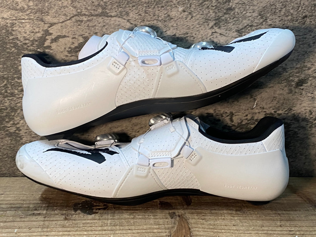 JM427 スペシャライズド SPECIALIZED エスワークス S-WORKS ARES 2 RD ビンディングシューズ TEAM 白 EU43.5 SPD-SL