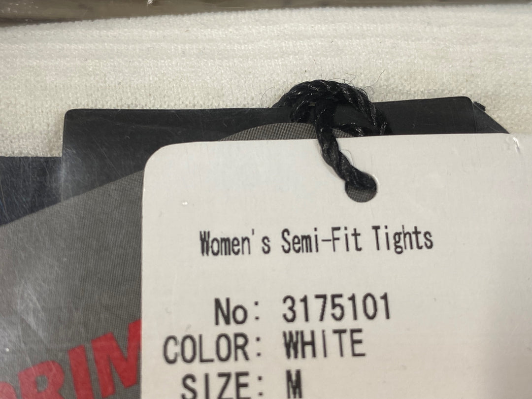 JW025 レリック reric Women's Semi-Fit Tights インナータイツ 白 M レディース