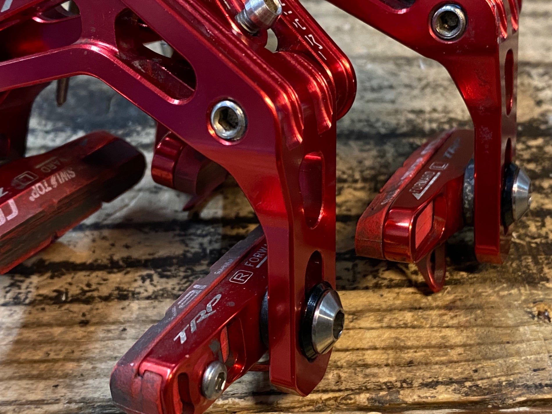 JW837 TRP R960 キャリパーブレーキ 前後セット ※固定ナット欠品