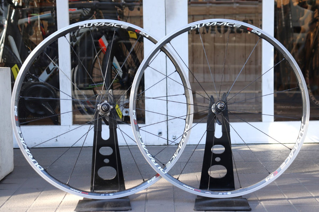 シマノ SHIMANO デュラエース DURA-ACE WH-7900 C24 TL カーボン アルミ チューブレス ホイールセット シマノ10S 【横浜店】