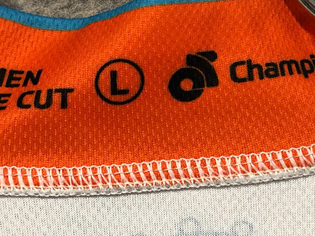 JU875 チャンピオンシステム ChampionSystem 半袖 サイクルジャージ 白 L