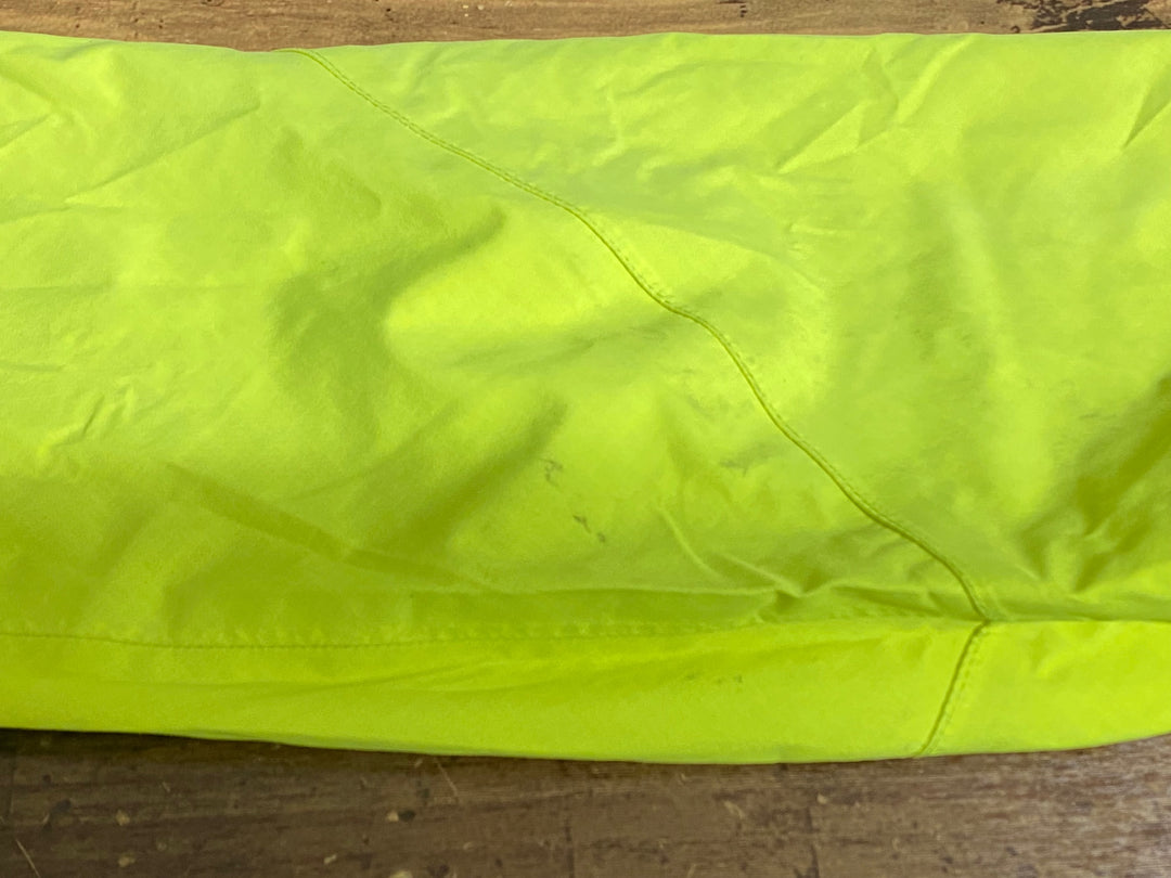 JW506 パールイズミ PEARL iZUMi 長袖 レインジャケット 黄 黒 S ※汚れ