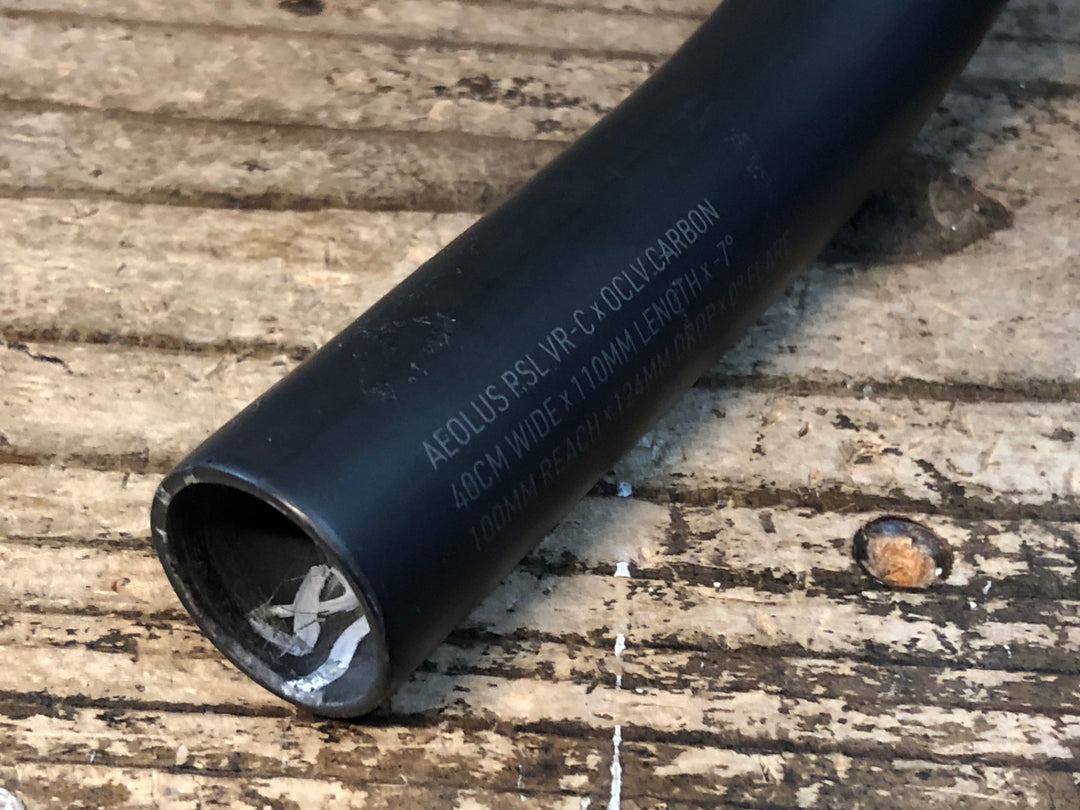 JT486 ボントレガー BONTRAGER AEOLUS RSL カーボン ドロップハンドル ※クラック、削れのためジャンク