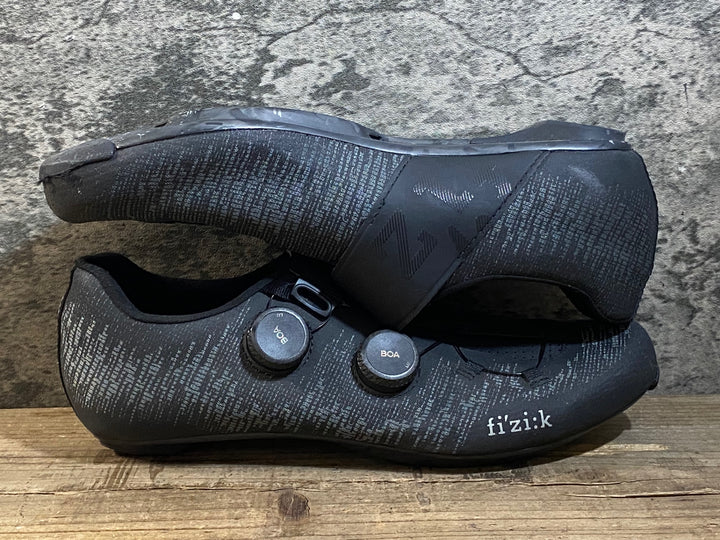 KJ261 フィジーク fizik VENTO INFINITO KNIT CARBON SHOES ビンディングシューズ 黒 EU42 SPD-SL