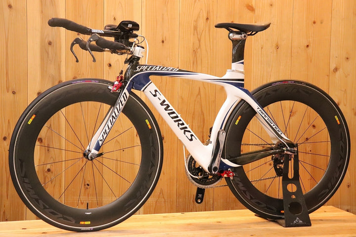 スペシャライズド SPECIALIZED エスワークス トランジション S-WORKS TRANSITION 2010年モデル XSサイズ スラム レッド E-TAP MIX 11S カーボン TTバイク 【芦屋店】