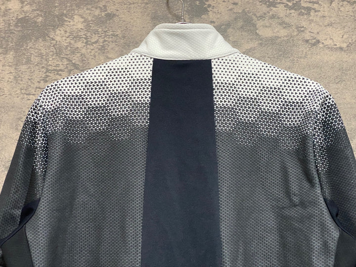 KE195 パールイズミ PEARL iZUMi 長袖 サイクルジャケット 白黒 L 裏起毛 赤タグ