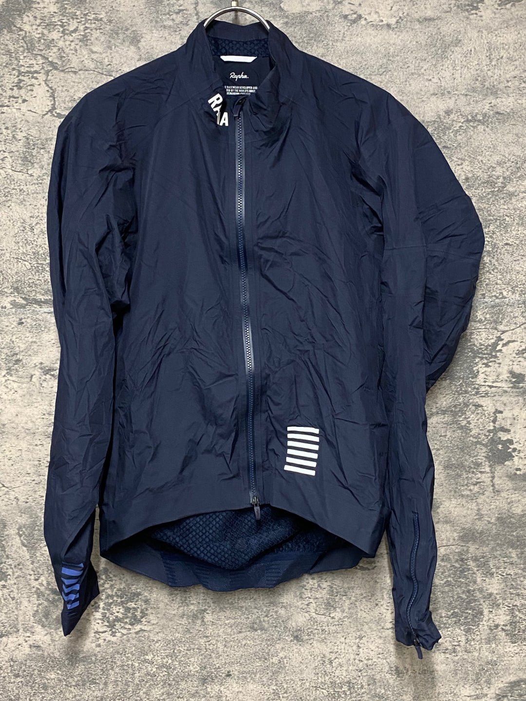 JU431 Rapha PRO TEAM INSULATED RAIN JACKET 長袖 レインジャケット 紺 M