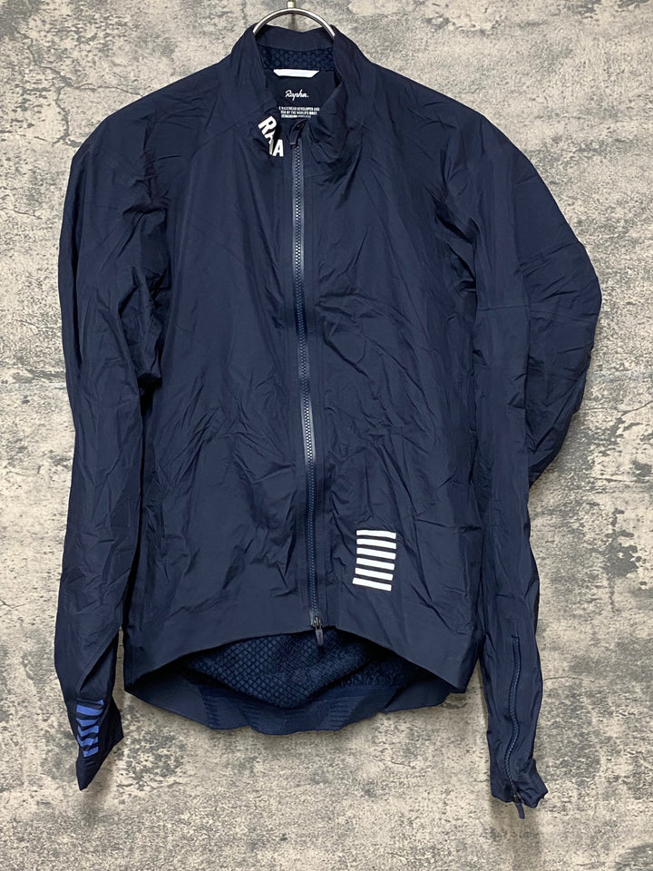 JU431 Rapha PRO TEAM INSULATED RAIN JACKET 長袖 レインジャケット 紺 M