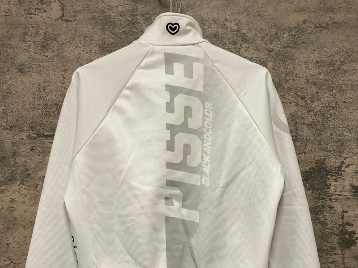 KG636 ピセイ PISSEI 長袖 サイクルジャケット 白 2 裏起毛