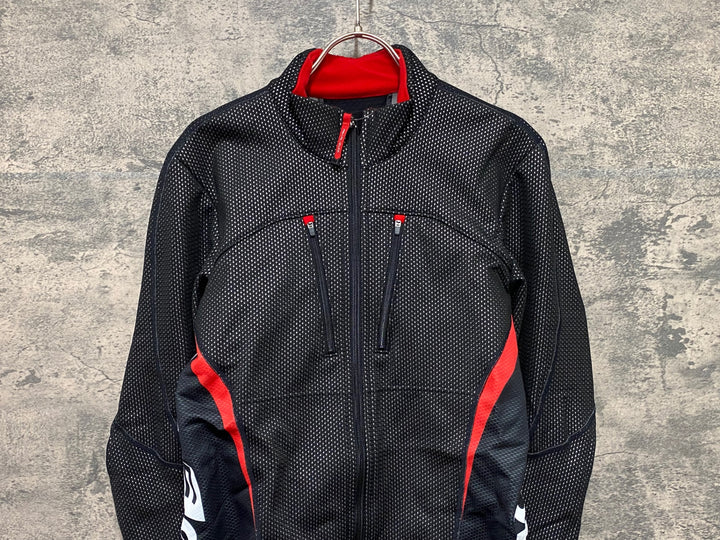 JX934 パールイズミ PEARL iZUMi プレミアム ウィンドブレーク サイクルジャケット 長袖 裏起毛 黒 L 0℃