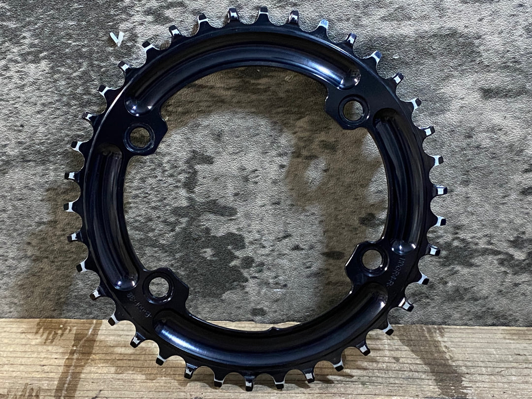 KB670 ウルフトゥース WOLF TOOTH DROP STOP CHAINRING GR8 110 BCD チェーンリング 黒 38T