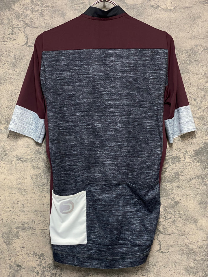 KM229 ドットアウト DOTOUT FANATICA JERSEY 半袖 サイクルジャージ バーガンディ M