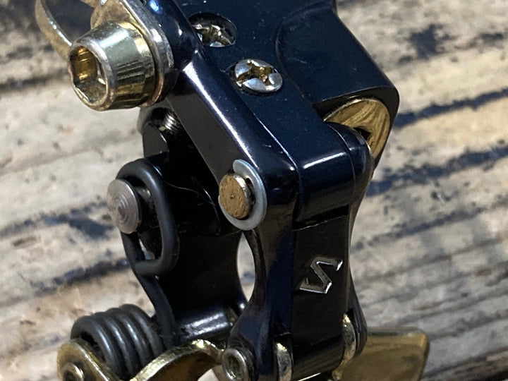KL866 サンツァー SunTour Superbe フロントディレイラー ブラック ゴールド