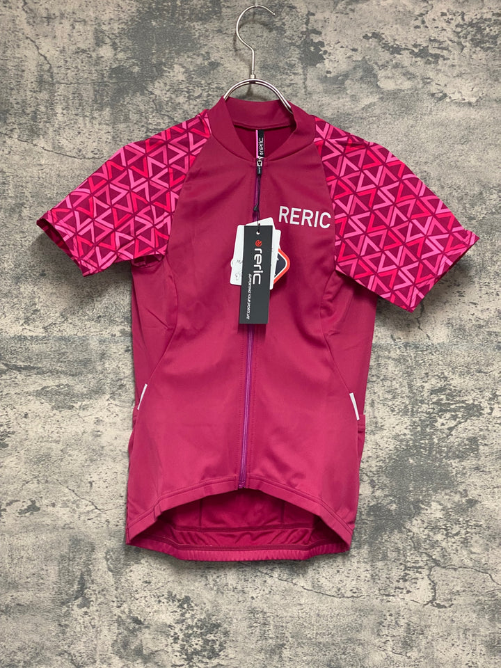 JV969 レリック reric Women's Himalia SS Jersey 半袖 サイクルジャージ ピンク S レディース