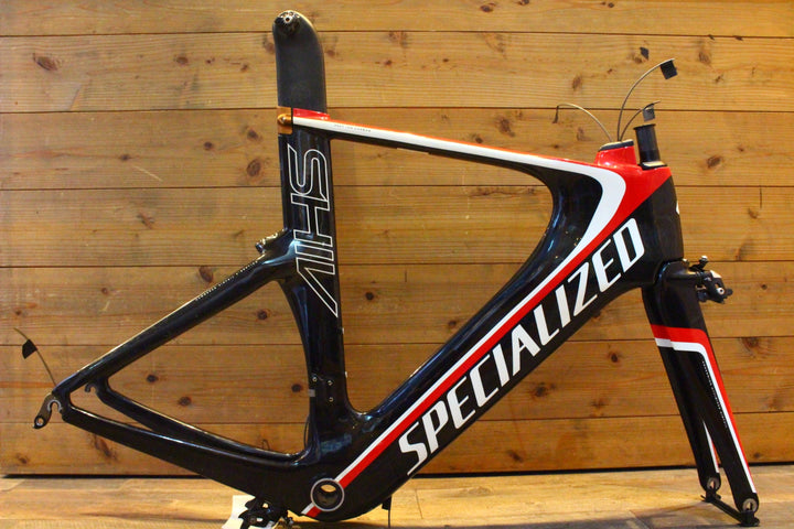 スペシャライズド SPECIALIZED シヴ SHIV EXPERT 2015 Mサイズ カーボン トライアスロンバイク フレームセット 【名古屋店】